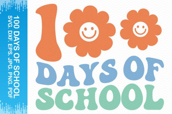 100 Days of School Clipart for Crafts & Graphics