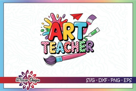 Art Teacher SVG for Crafts & Graphics