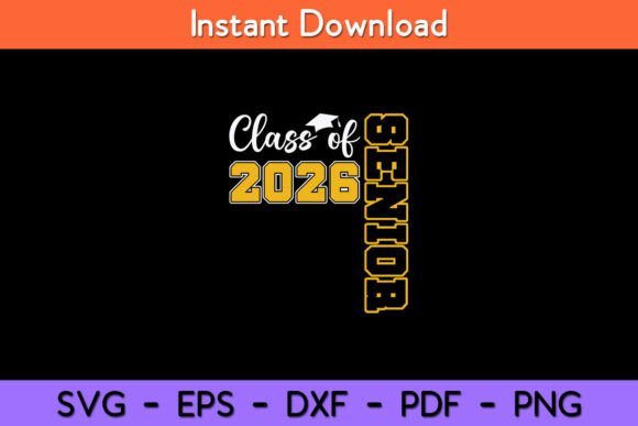 Class of 2026 Graphics for Crafts & Web
