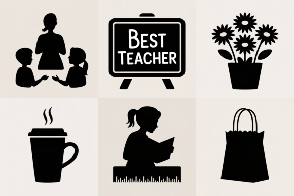 Review: Best Teacher Icons Set SVG for Embroidery