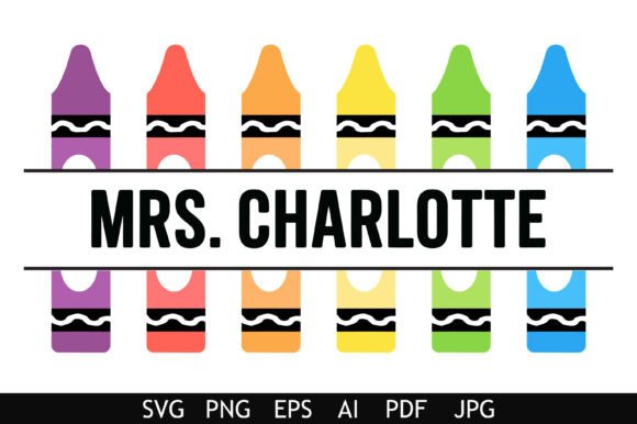 Reviewing the Rainbow Teacher Crayon Name Design