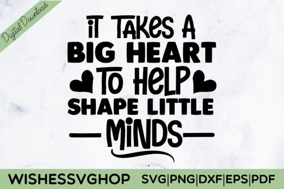 Reviewing the Teacher Heart Little Minds SVG PNG