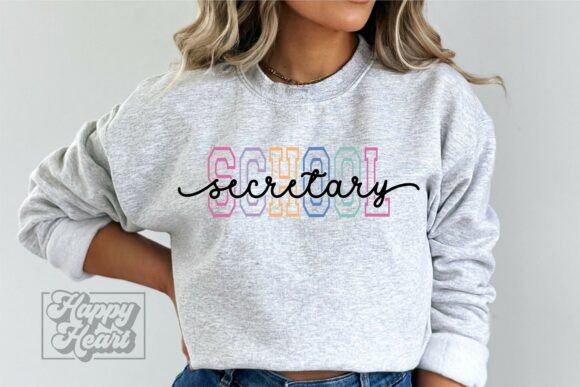 School Secretary Script: Graphics for Crafts