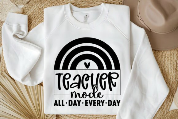Teacher Mode All Day SVG: Graphics for Crafts