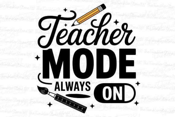 Teacher Mode Always on Svg: Graphics for Crafts