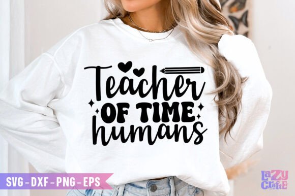 Teacher of Time Humans Svg: Graphics for Crafts
